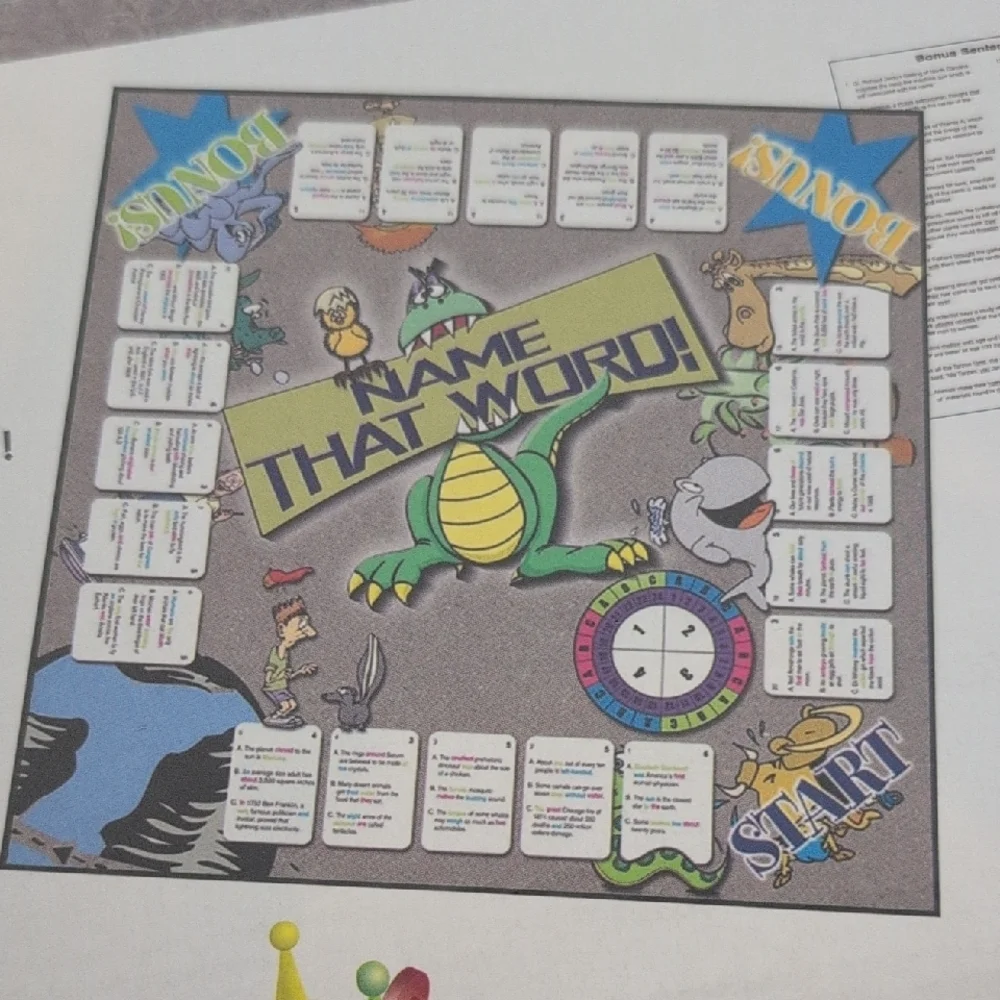 Name that Word Parts of Speech Game